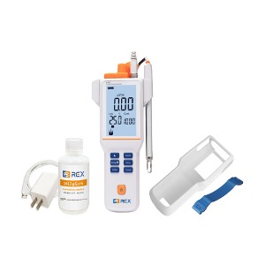 REX, EC 210E 휴대용 pH 측정기
